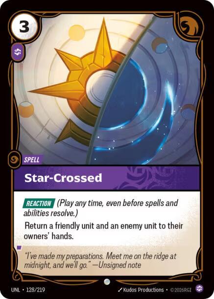 Star Crossed 128/219 (Unleashed)  - Foil | Good Games Morley