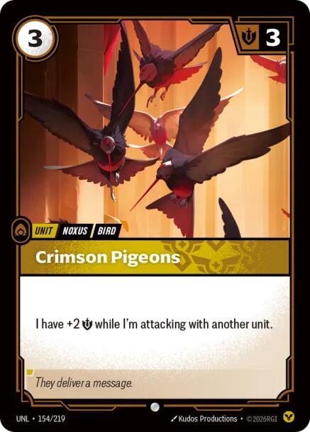 Crimson Pigeons 154/219 (Unleashed)  | Good Games Morley
