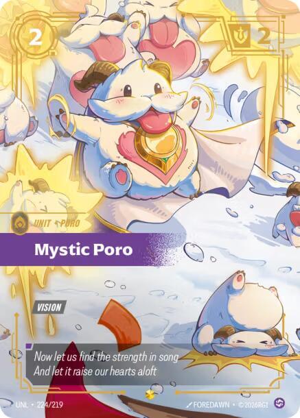Mystic Poro 224/219 (Unleashed)  - Foil | Good Games Morley