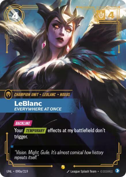LeBlanc - Everywhere At Once 090a/219 (Unleashed)  - Foil | Good Games Morley