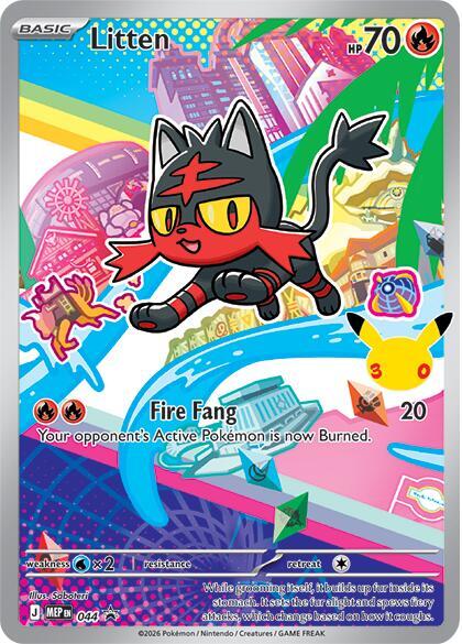 Litten 044 (First Partner Collection 2026)  - Holofoil | Good Games Morley