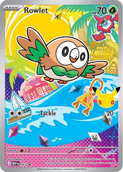 Rowlet 043 (First Partner Collection 2026)  - Holofoil | Good Games Morley