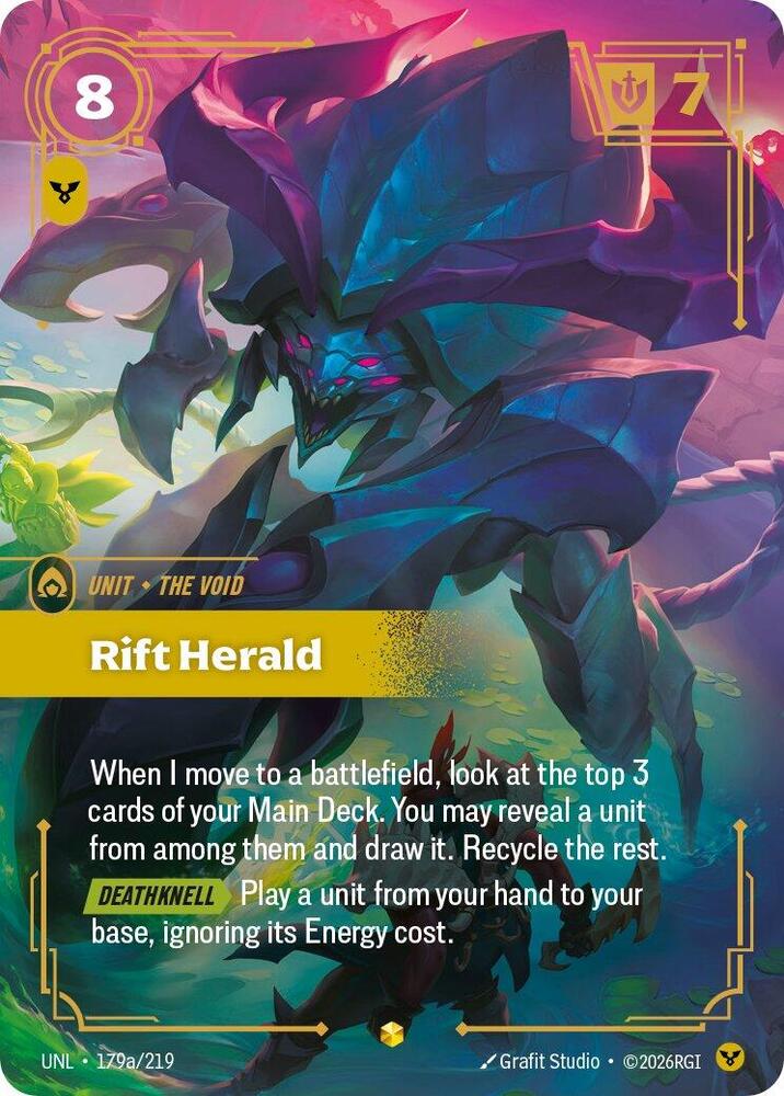 Rift Herald 179a/219 (Unleashed)  - Foil | Good Games Morley