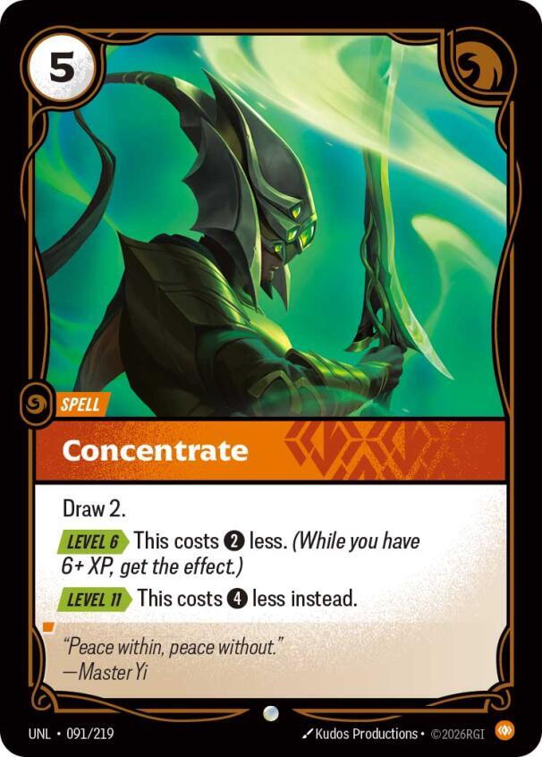Concentrate 091/219 (Unleashed)  | Good Games Morley
