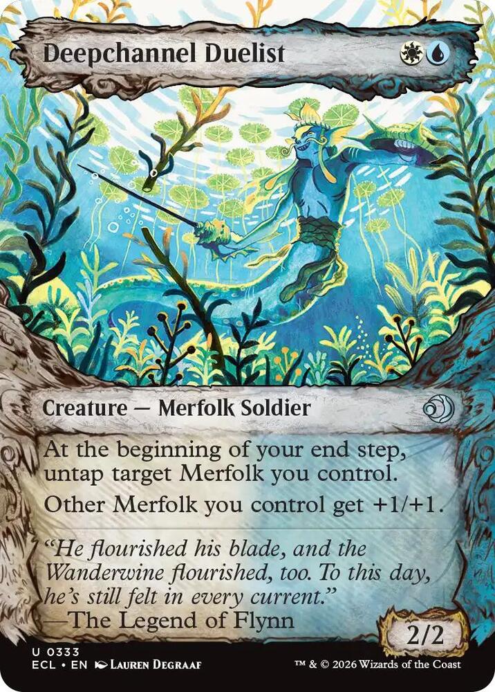 Deepchannel Duelist Showcase (Dupe) 333 (Lorwyn Eclipsed)  - Showcase Foil | Good Games Morley