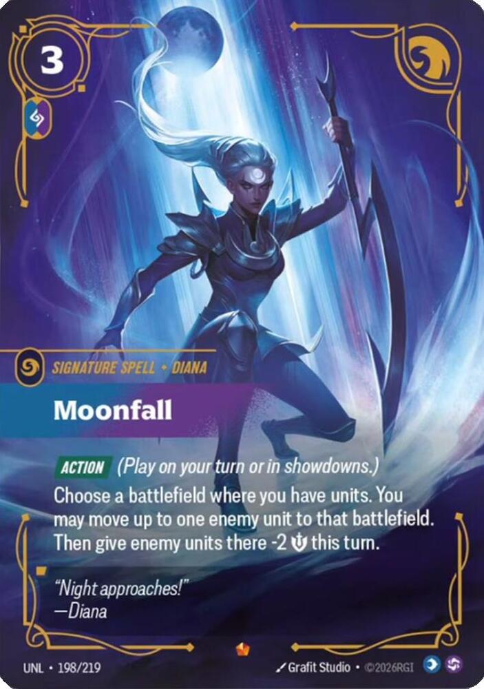 Moonfall 198/219 (Unleashed)  - Foil | Good Games Morley