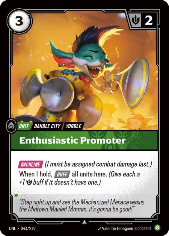 Enthusiastic Promoter 043/219 (Unleashed)  | Good Games Morley