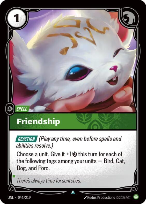 Friendship 046/219 (Unleashed)  - Foil | Good Games Morley