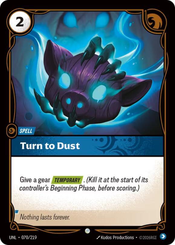 Turn to Dust 070/219 (Unleashed)  - Foil | Good Games Morley