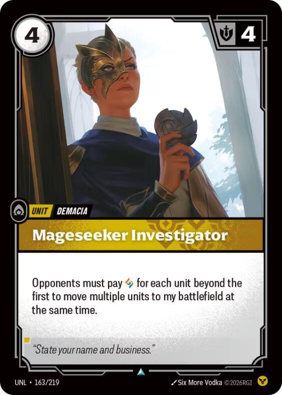 Mageseeker Investigator 163/219 (Unleashed)  - Foil | Good Games Morley