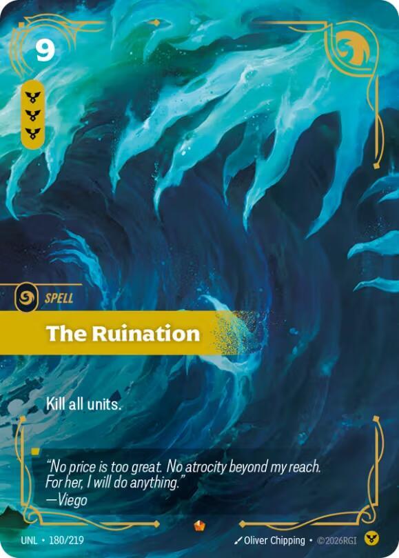The Ruination 180/219 (Unleashed)  - Foil | Good Games Morley