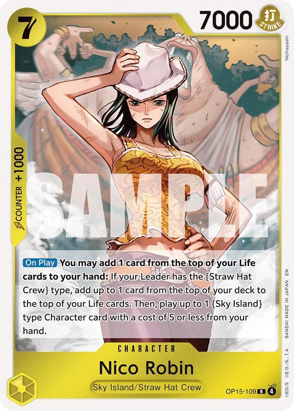 Nico Robin OP15-109 (Adventure on Kami's Island)  - Foil | Good Games Morley