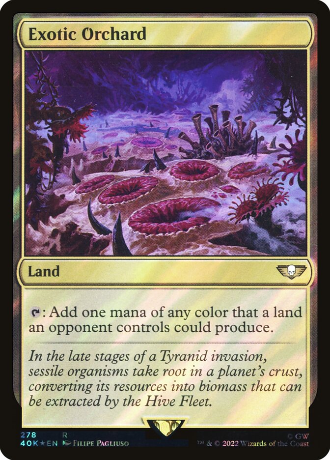 Exotic Orchard  278 (Universes Beyond: Warhammer 40,000)  - Surge Foil | Good Games Morley