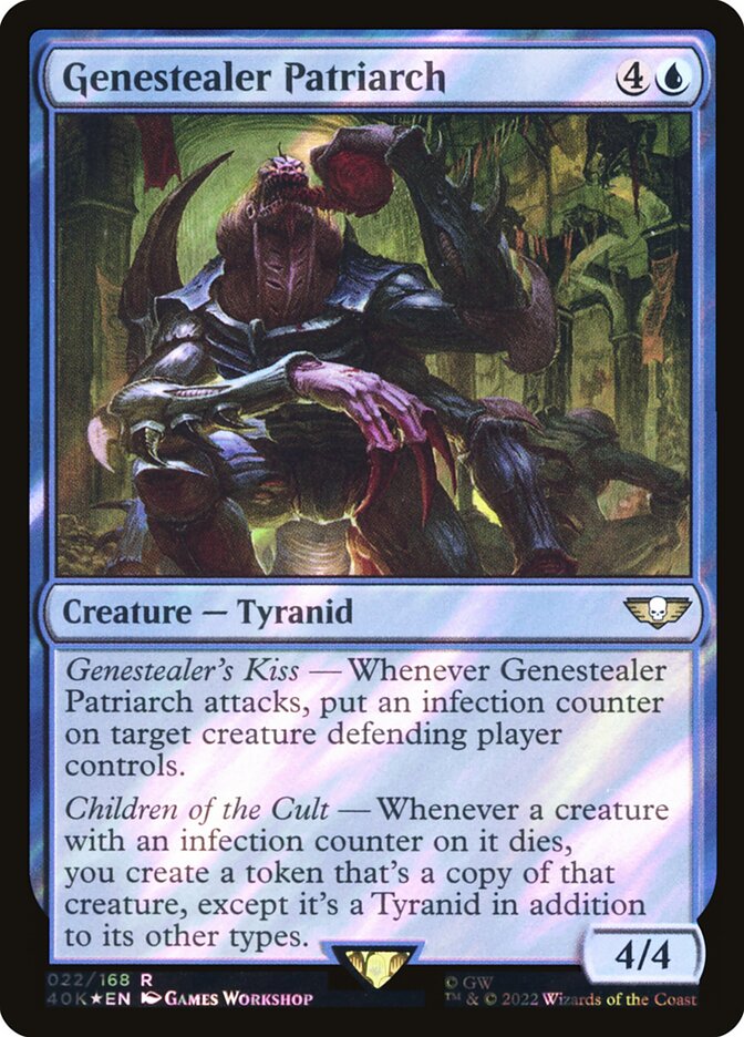 Genestealer Patriarch  22★/617 (Universes Beyond: Warhammer 40,000)  - Surge Foil | Good Games Morley