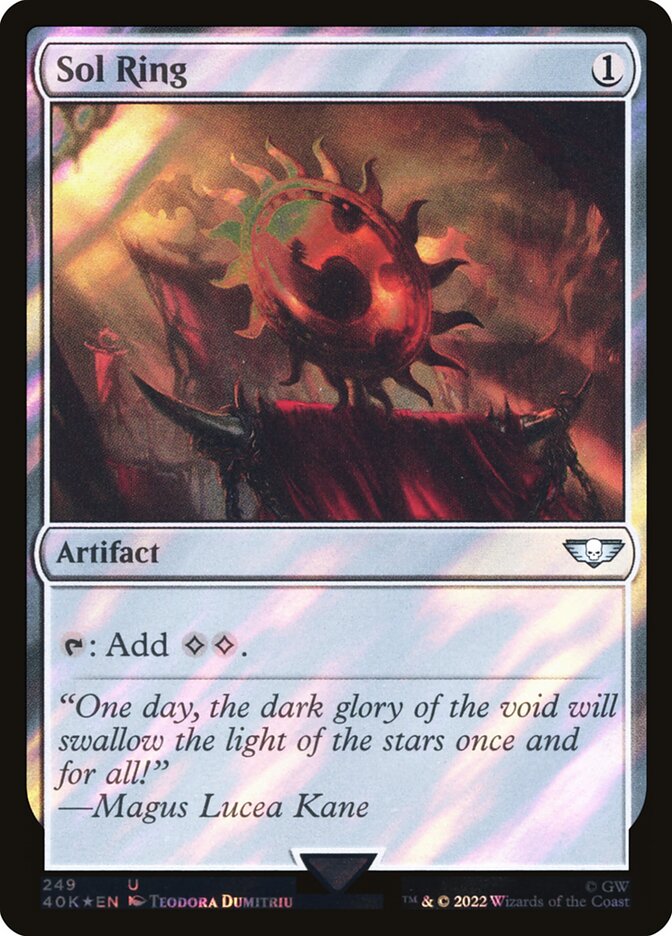 Sol Ring 249★/617 (Universes Beyond: Warhammer 40,000)  - Surge Foil | Good Games Morley