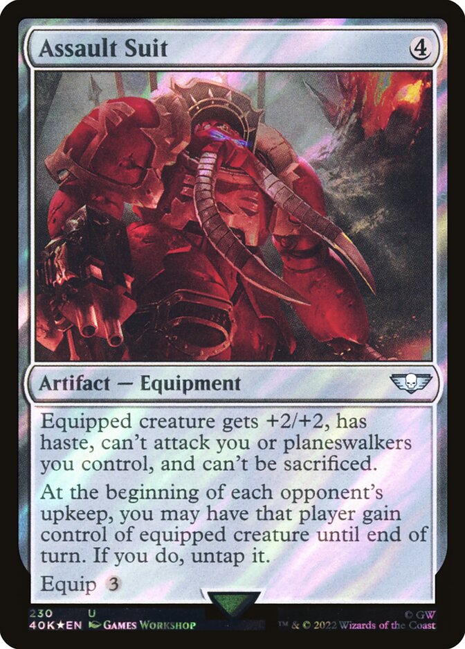 Assault Suit  230★/617 (Universes Beyond: Warhammer 40,000)  - Surge Foil | Good Games Morley