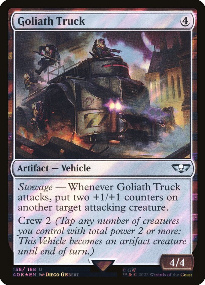 Goliath Truck  158★/617 (Universes Beyond: Warhammer 40,000)  - Surge Foil | Good Games Morley