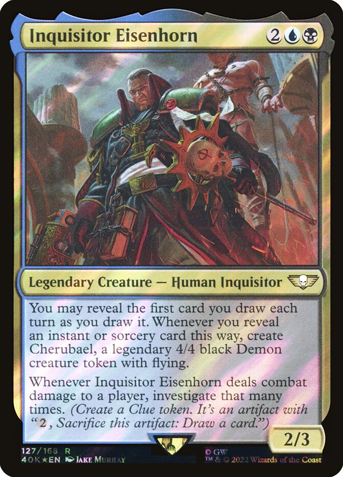 Inquisitor Eisenhorn  127★/617 (Universes Beyond: Warhammer 40,000)  - Surge Foil | Good Games Morley