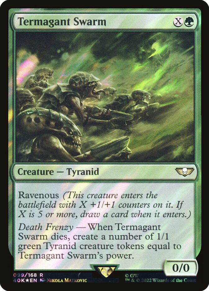 Termagant Swarm 99 (Universes Beyond: Warhammer 40,000)  - Surge Foil | Good Games Morley