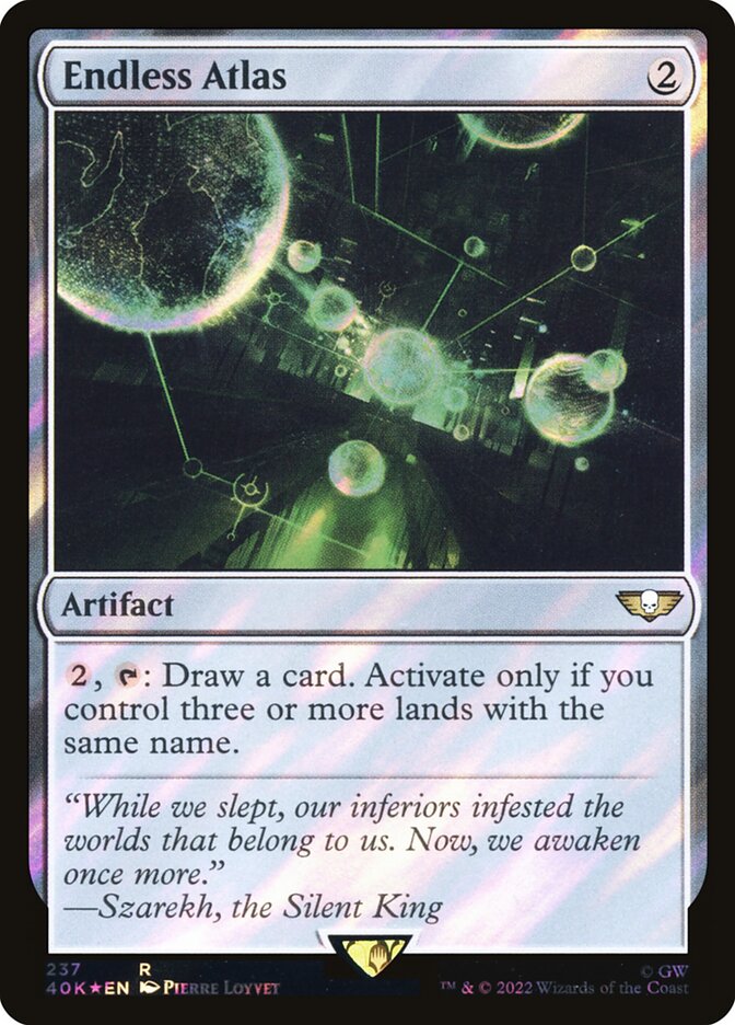 Endless Atlas  237★/617 (Universes Beyond: Warhammer 40,000)  - Surge Foil | Good Games Morley