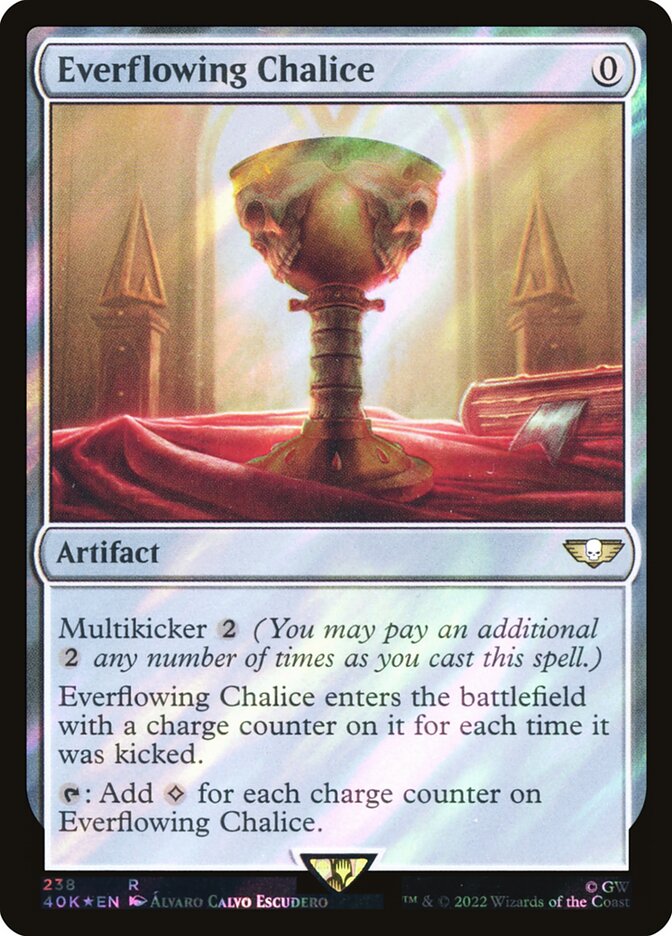 Everflowing Chalice  238★/617 (Universes Beyond: Warhammer 40,000)  - Surge Foil | Good Games Morley