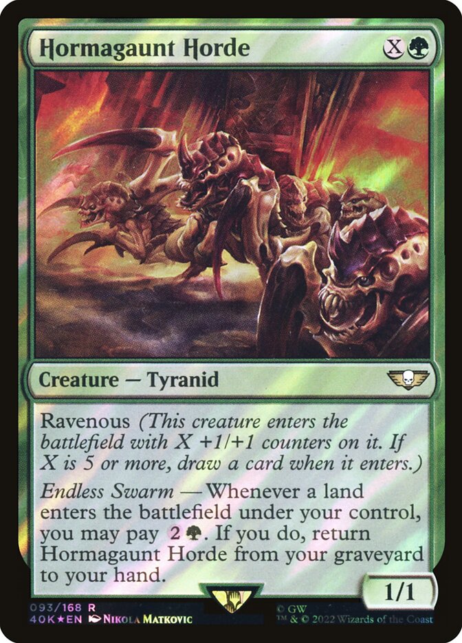 Hormagaunt Horde  93★/617 (Universes Beyond: Warhammer 40,000)  - Surge Foil | Good Games Morley