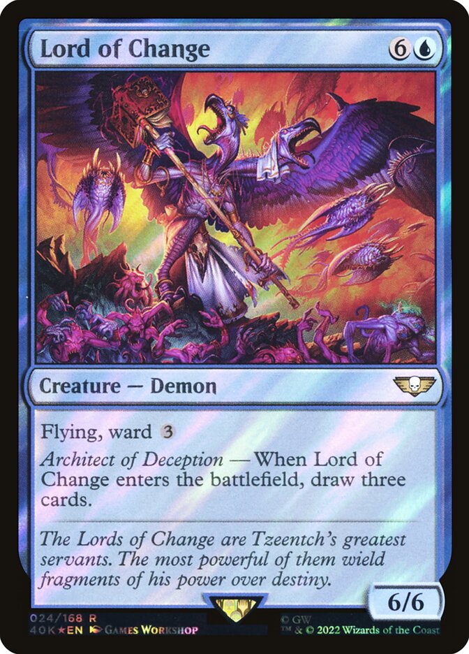 Lord of Change  24★/617 (Universes Beyond: Warhammer 40,000)  - Surge Foil | Good Games Morley