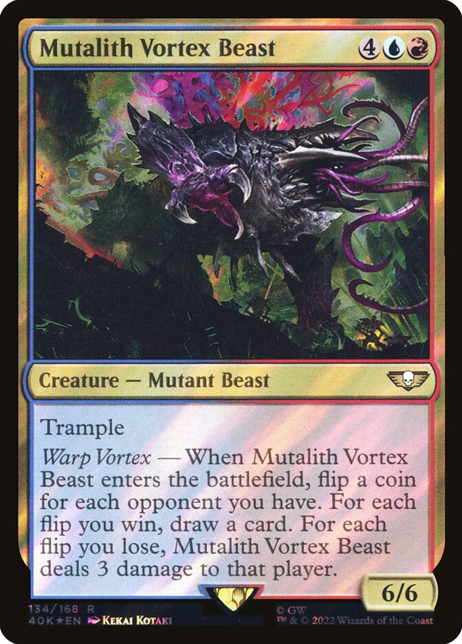 Mutalith Vortex Beast  134★/617 (Universes Beyond: Warhammer 40,000)  - Surge Foil | Good Games Morley