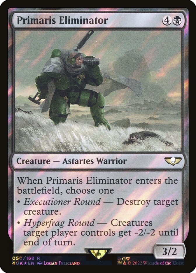 Primaris Eliminator  50★/617 (Universes Beyond: Warhammer 40,000)  - Surge Foil | Good Games Morley