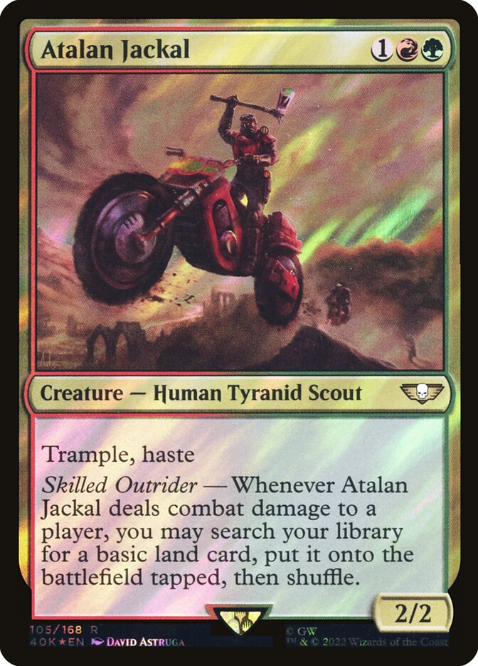 Atalan Jackal  105★/617 (Universes Beyond: Warhammer 40,000)  - Surge Foil | Good Games Morley