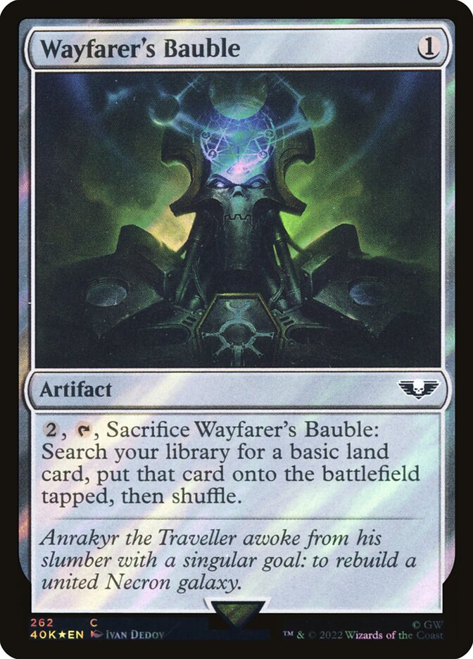 Wayfarers Bauble  262★/617 (Universes Beyond: Warhammer 40,000)  - Surge Foil | Good Games Morley