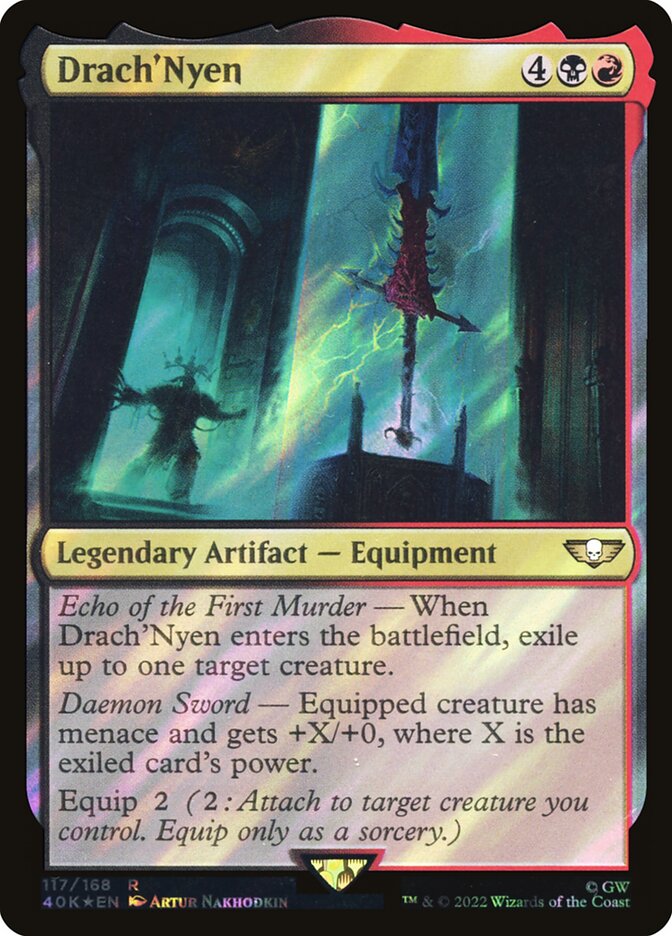 Drach'Nyen  117★/617 (Universes Beyond: Warhammer 40,000)  - Surge Foil | Good Games Morley
