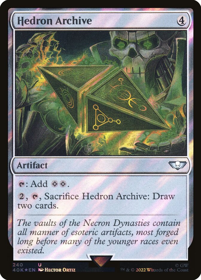 Hedron Archive  240★/617 (Universes Beyond: Warhammer 40,000)  - Surge Foil | Good Games Morley
