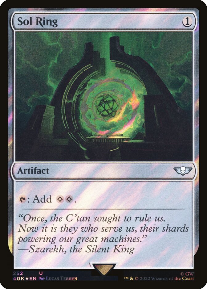 Sol Ring  252★/617 (Universes Beyond: Warhammer 40,000)  - Surge Foil | Good Games Morley