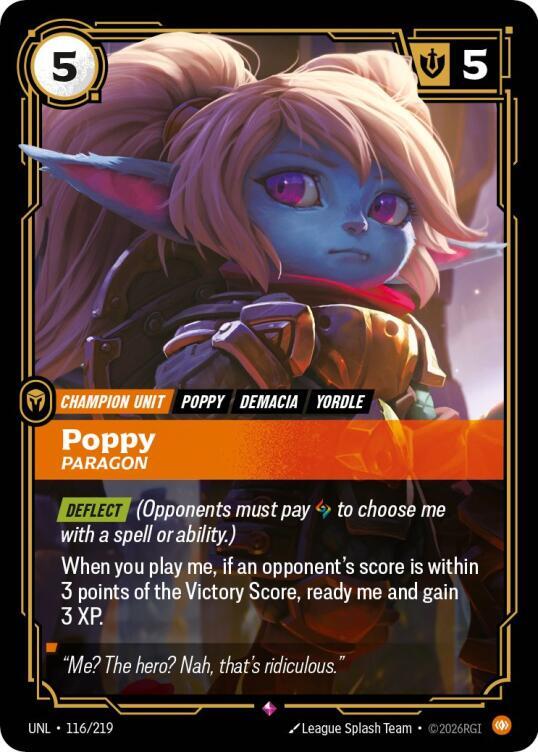 Poppy - Paragon 116/219 (Unleashed)  - Foil | Good Games Morley