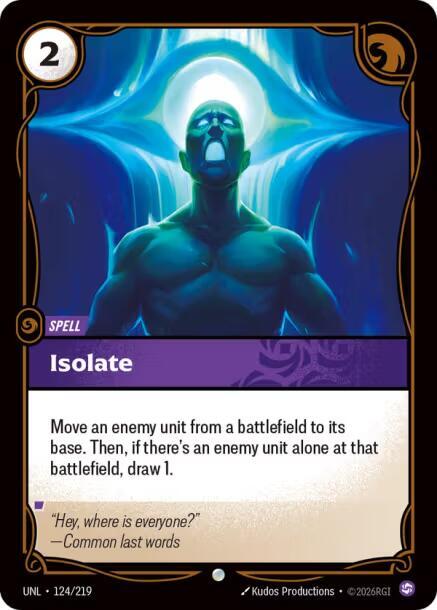 Isolate 124/219 (Unleashed)  - Foil | Good Games Morley