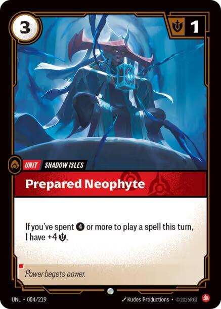 Prepared Neophyte 004/219 (Unleashed)  - Foil | Good Games Morley