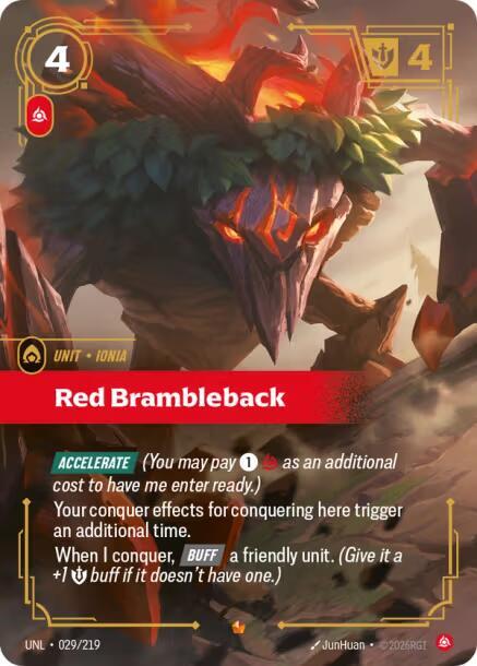 Red Brambleback 029/219 (Unleashed)  - Foil | Good Games Morley
