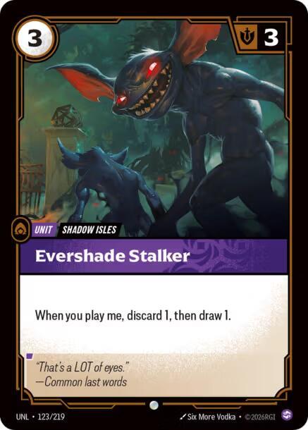 Evershade Stalker 123/219 (Unleashed)  - Foil | Good Games Morley