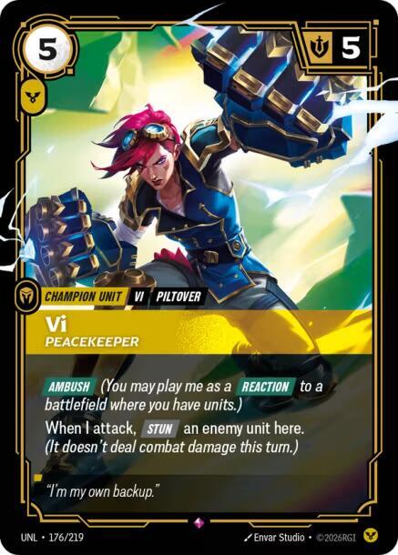 Vi - Peacekeeper 176/219 (Unleashed)  - Foil | Good Games Morley