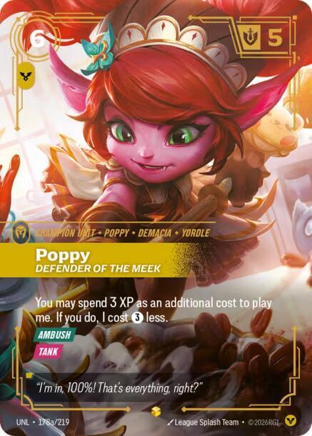 Poppy - Defender of the Meek 178a/219 (Unleashed)  - Foil | Good Games Morley