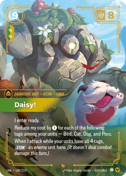Daisy 196/219 (Unleashed)  - Foil | Good Games Morley