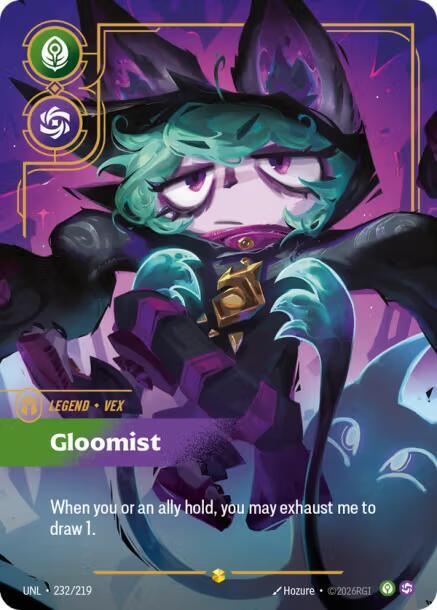 Vex - Gloomist 232/219 (Unleashed)  - Foil | Good Games Morley