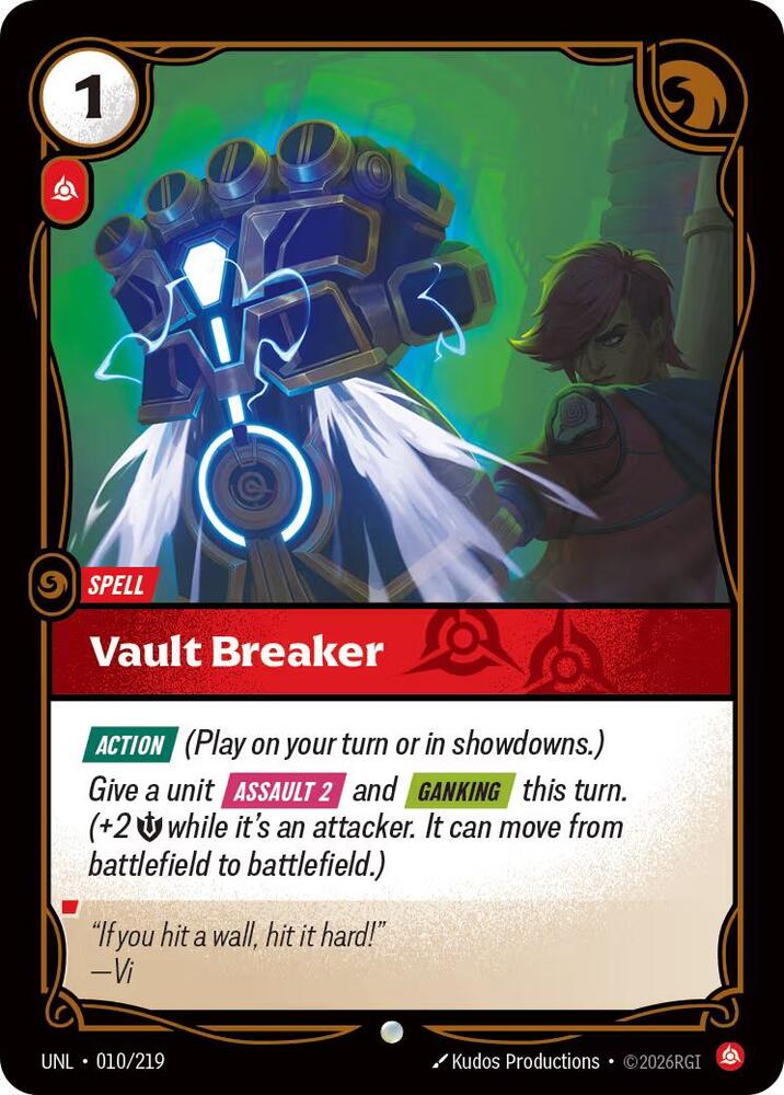 Vault Breaker 010/219 (Unleashed)  - Foil | Good Games Morley