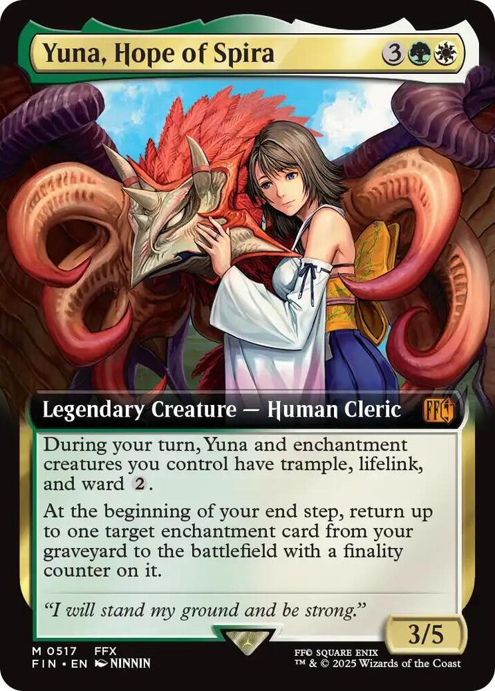 Yuna Hope of Spira Extended Art (Dupe) 517 (FINAL FANTASY)  | Good Games Morley