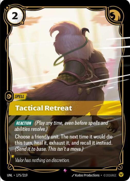 Tactical Retreat 175/219 (Unleashed)  - Foil | Good Games Morley