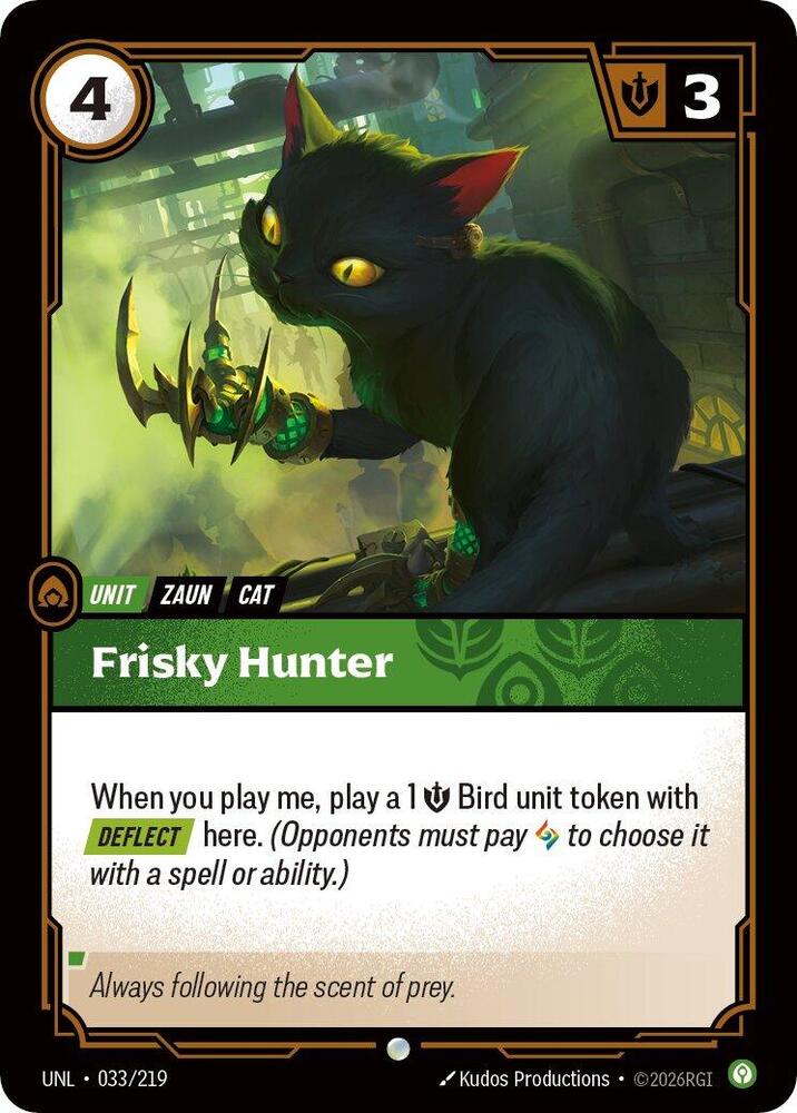 Frisky Hunter 033/219 (Unleashed)  | Good Games Morley