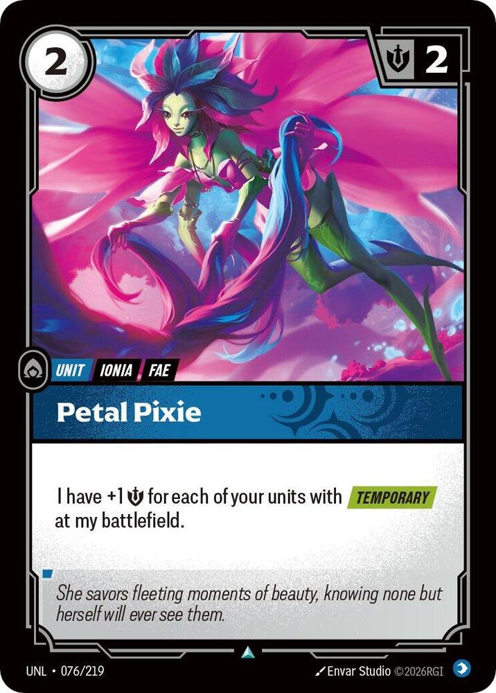 Petal Pixie 076/219 (Unleashed)  - Foil | Good Games Morley