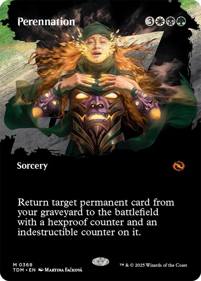 Perennation Borderless (Dupe) 368 (Tarkir: Dragonstorm)  | Good Games Morley