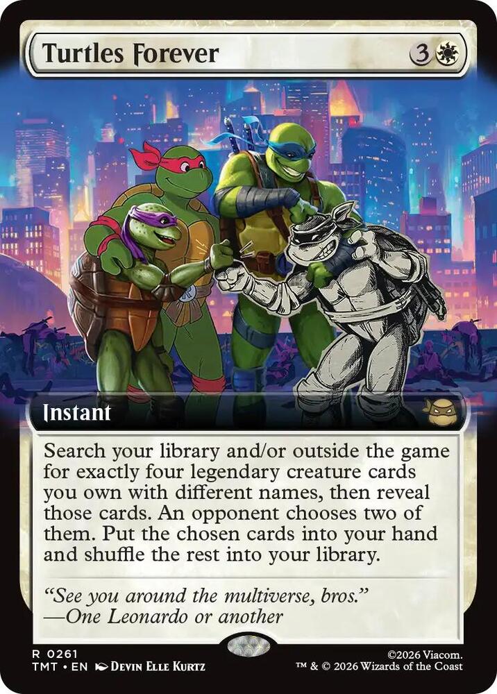 Turtles Forever Extended Art (Dupe) 261/190 (Teenage Mutant Ninja Turtles)  | Good Games Morley